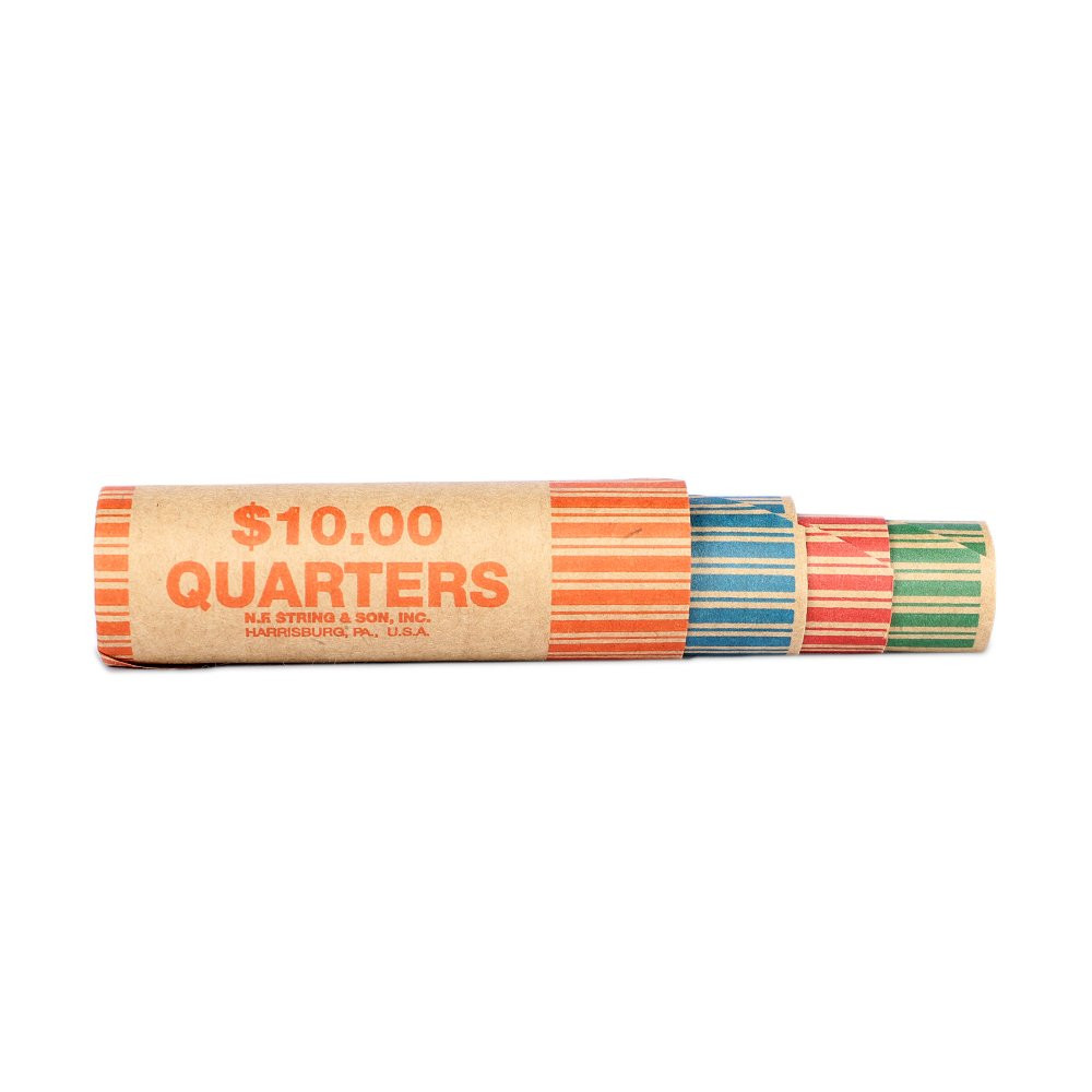 Shown Nested Assorted Cartridge Style Coin Wrappers 