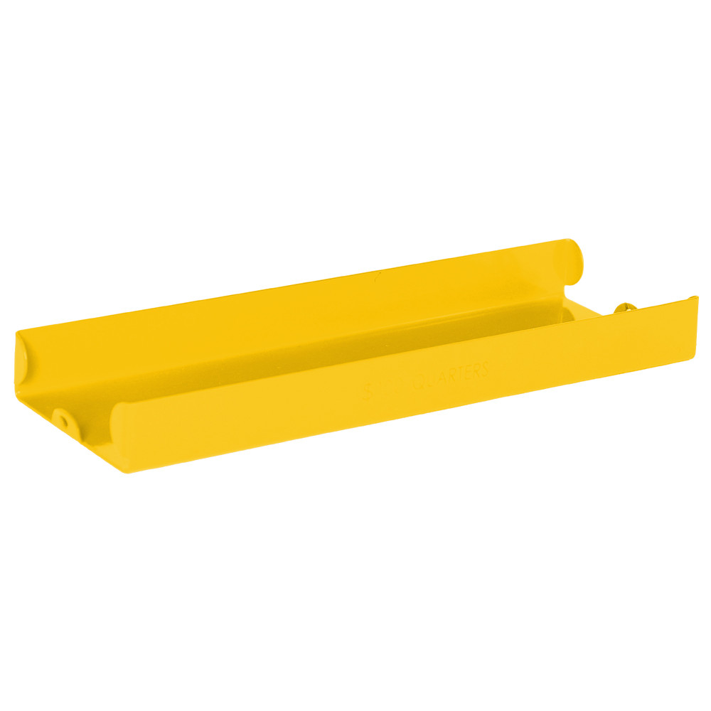 Stackable Color Coded Steel Rolled Coin Storage Tray - Quarter - $100