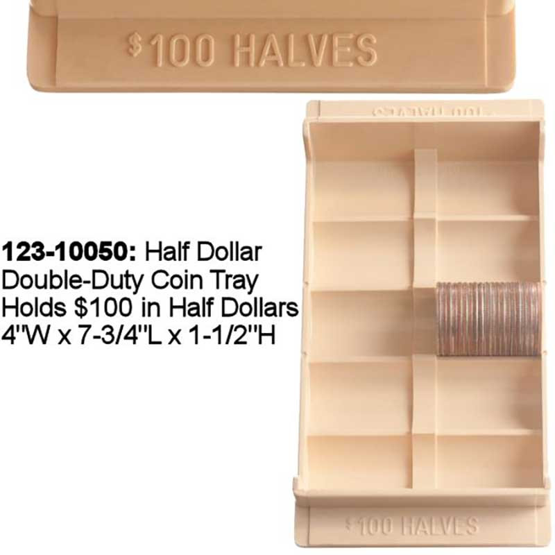 Port-a-Count Double Duty Coin Storage Trays