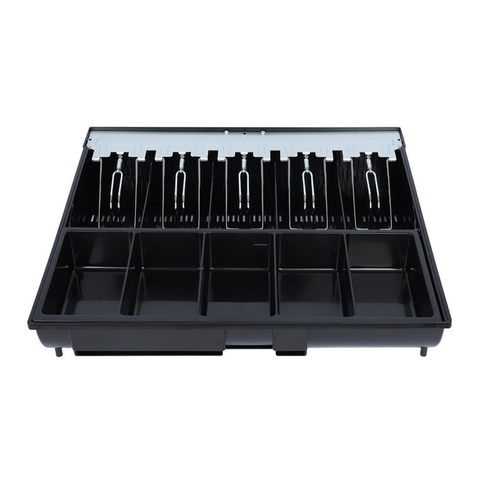over view of STEELMASTER® Manual Cash Drawer  removable cash drawer with 5 coin/5 bill slots