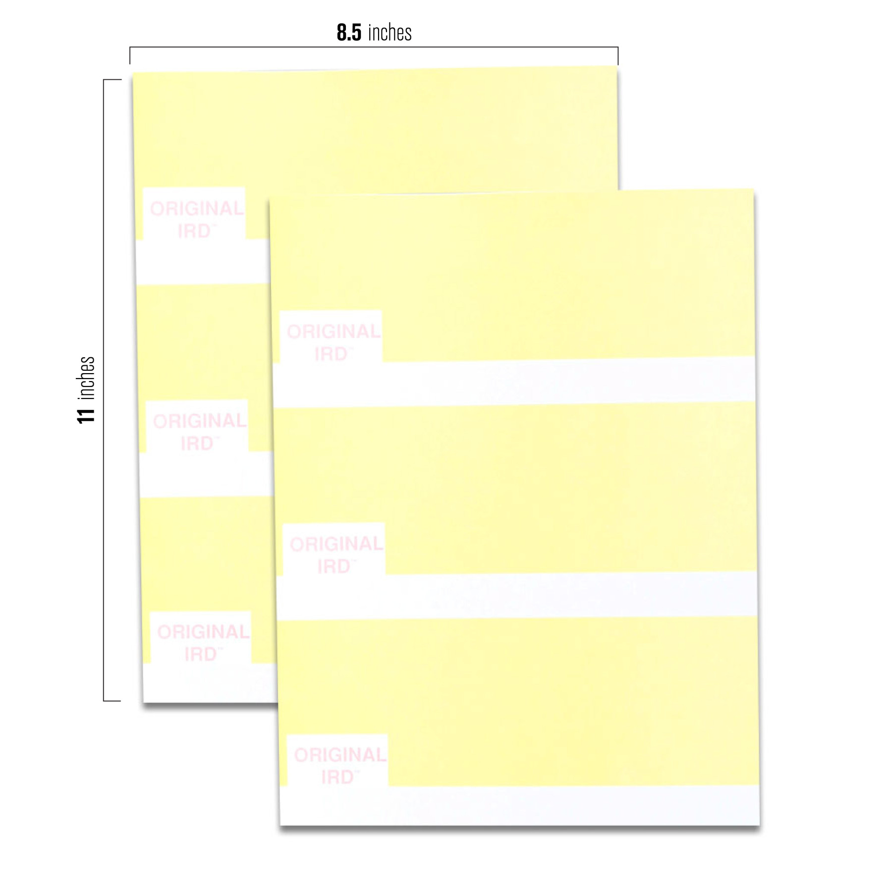 Forward IRD Paper for Electronic Check Processing | IRD Forward 8-1/2W x 11H - 3 Up