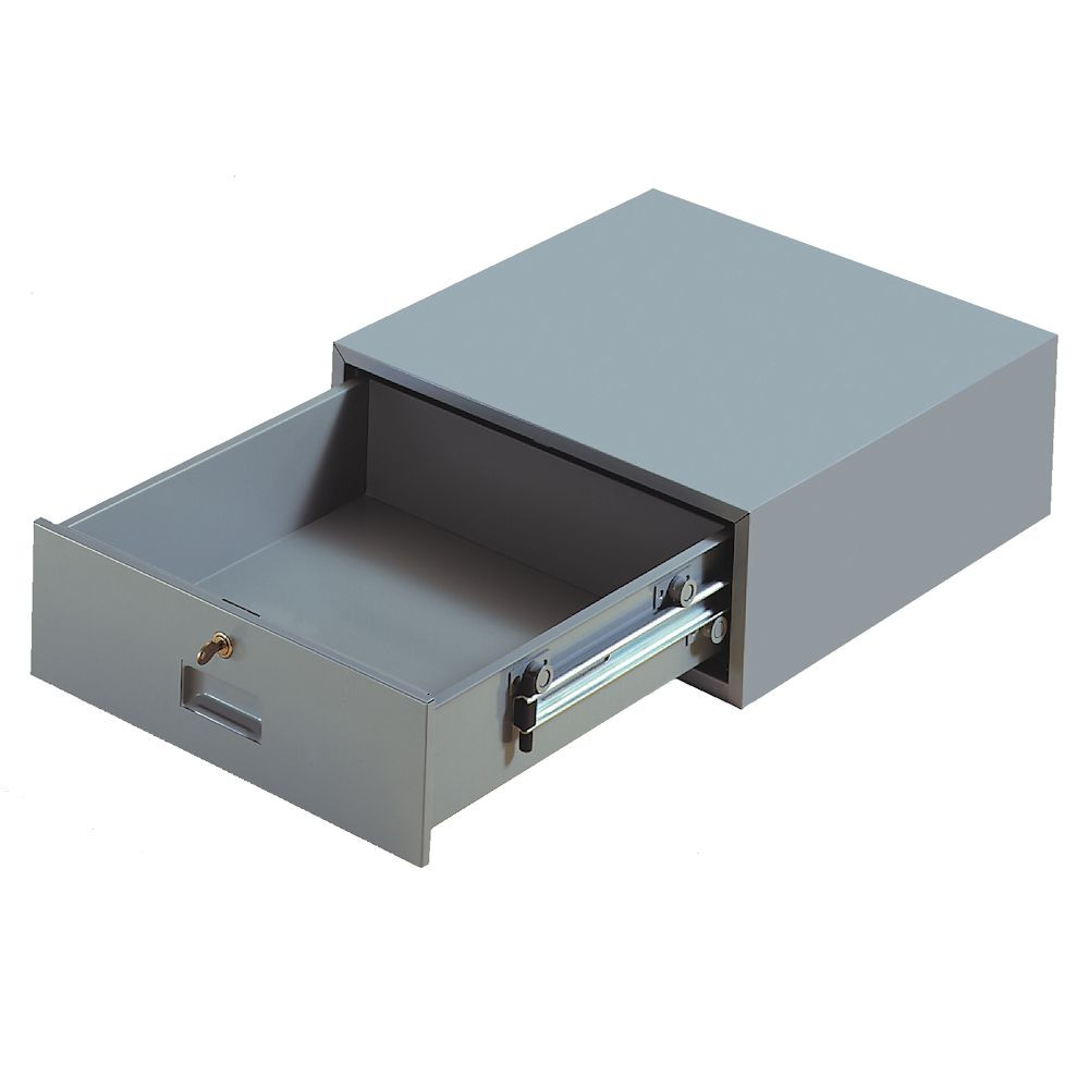 Fenco Stock Manual Cash Drawer w/Springbolt Lock & Mounting Brackets - 18W x 7-1/4H x 19D