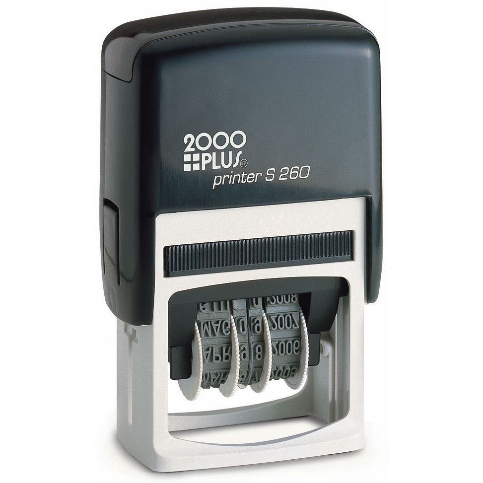 Date Stamp - 1 color - 1-13/16W x 1H - 1 line above & below date