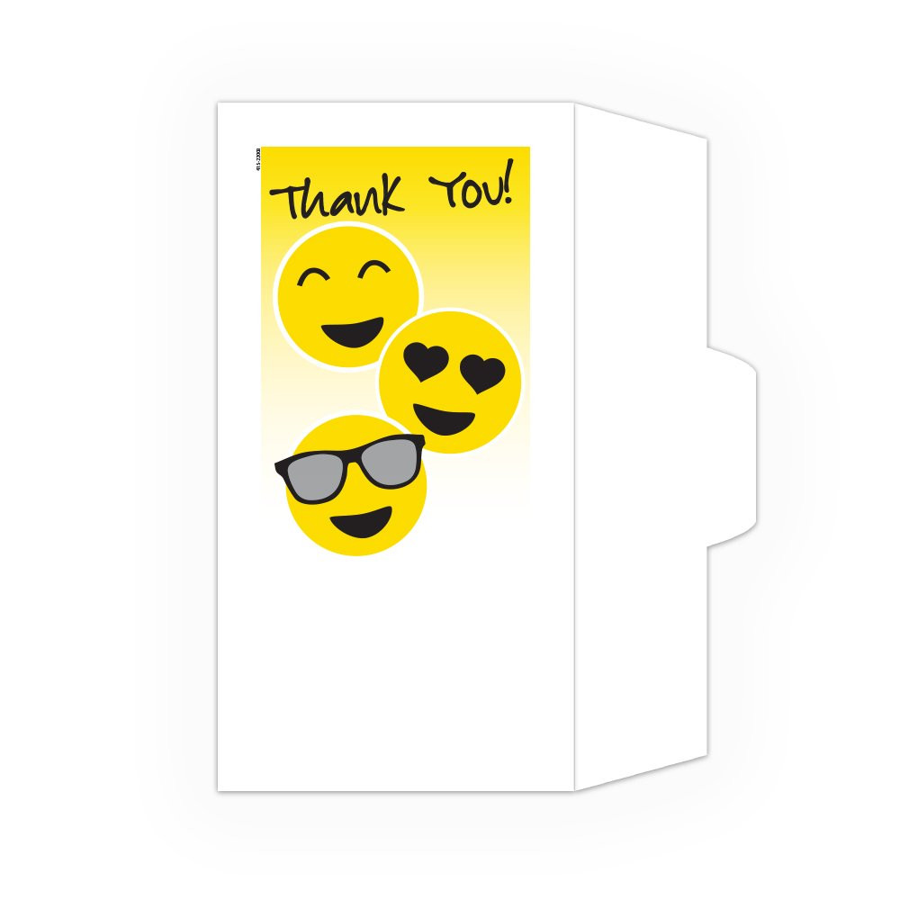 Thank You! Emoji Faces - Drive Up Envelopes