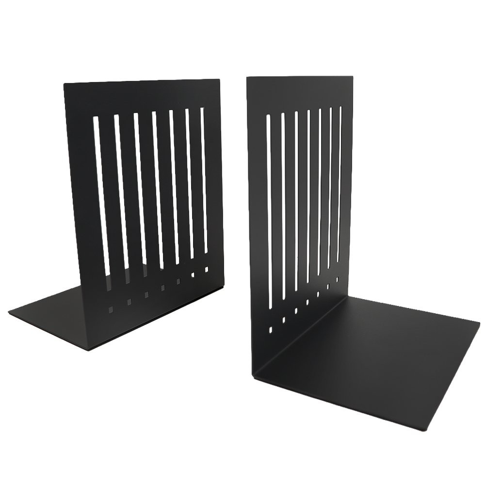 STEELMASTER 10" Heavy Duty Metal Bookends side view