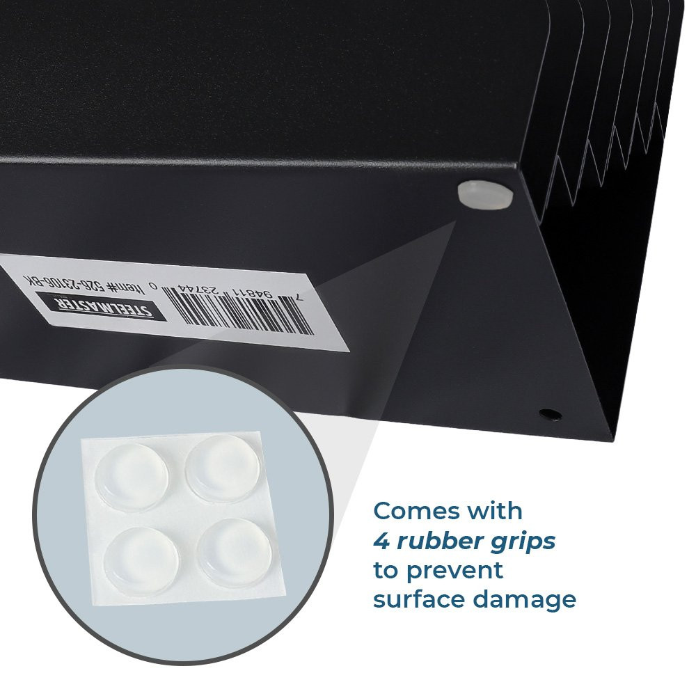 SteelMaster™ Cashier Pad Rack - 6 Slot File & Desk Organizer details