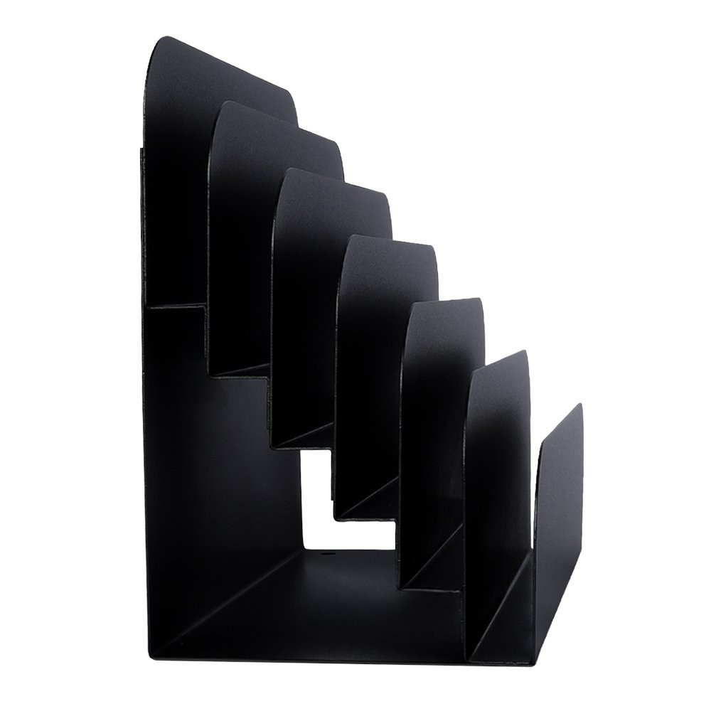 SteelMaster™ Cashier Pad Rack - 6 Slot File & Desk Organizer side