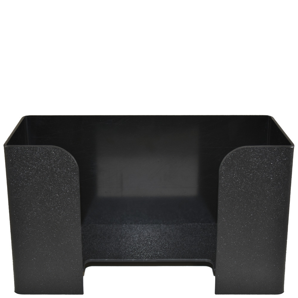 Deposit Ticket Holder - Black Textured Plastic- Empty 