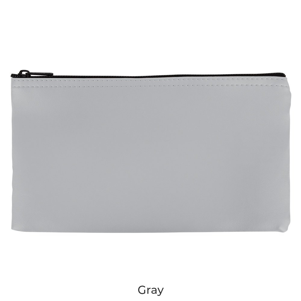 Vinyl Zipper Money Bags - 11W x 6H - Ready-to-Ship