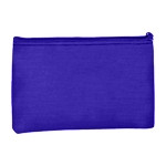 Purple Zipper Bag - 12W x 8H - 14 oz Canvas