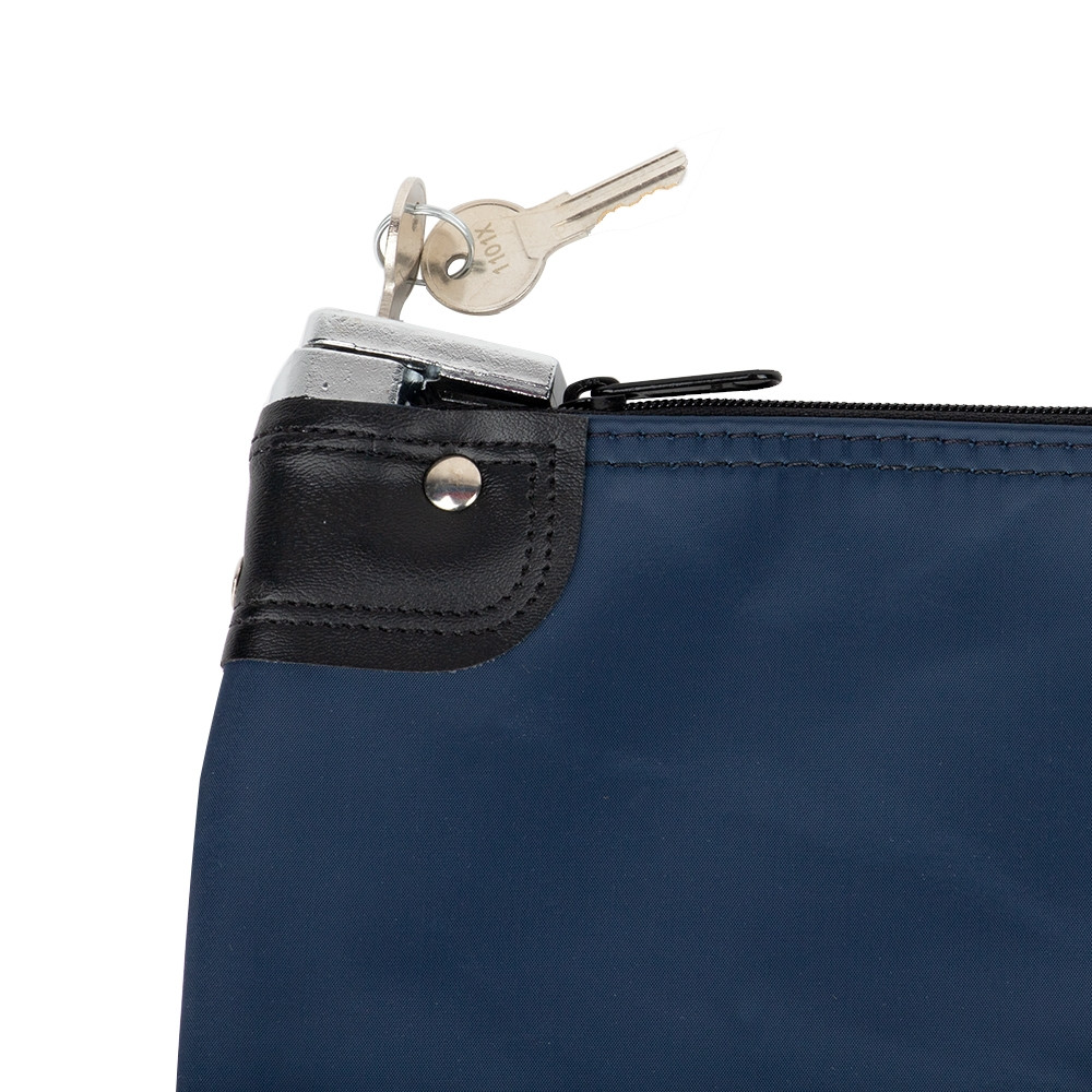 Laminated Nylon HIPAA Locking Courier Bags with Cardholder - 19W x 15H