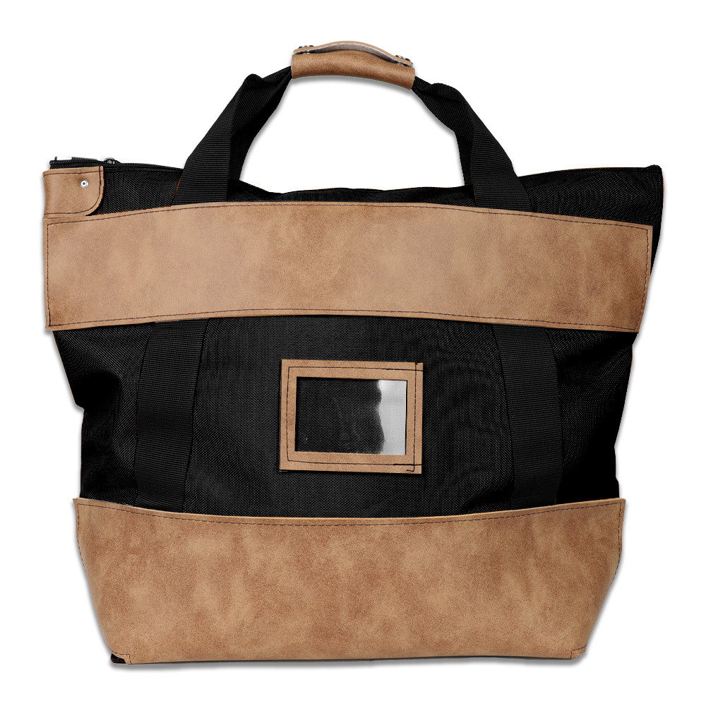 Locking Courier Bag - 22W x 18H x 7D Ready-to-Ship - Black