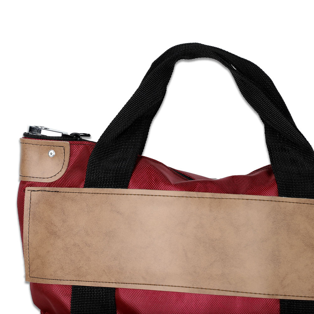 1000D Nylon Locking Courier Bags - Handles