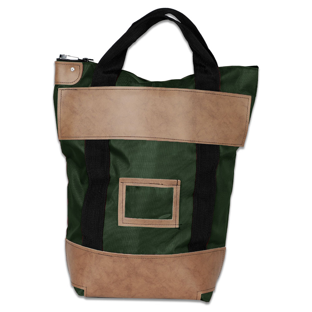 1000D Nylon Locking Courier Bags - 16W x 18H x 7D - Ready to Ship - Forest Green
