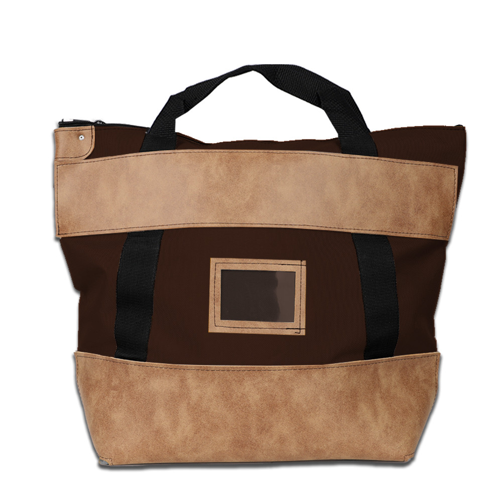 Locking Courier Bag - 21W x 18H x 8D - Made-to-Order 