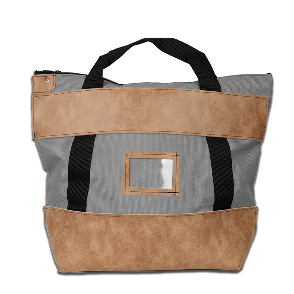 Locking Courier Bag - 21W x 18H x 8D - Made-to-Order 