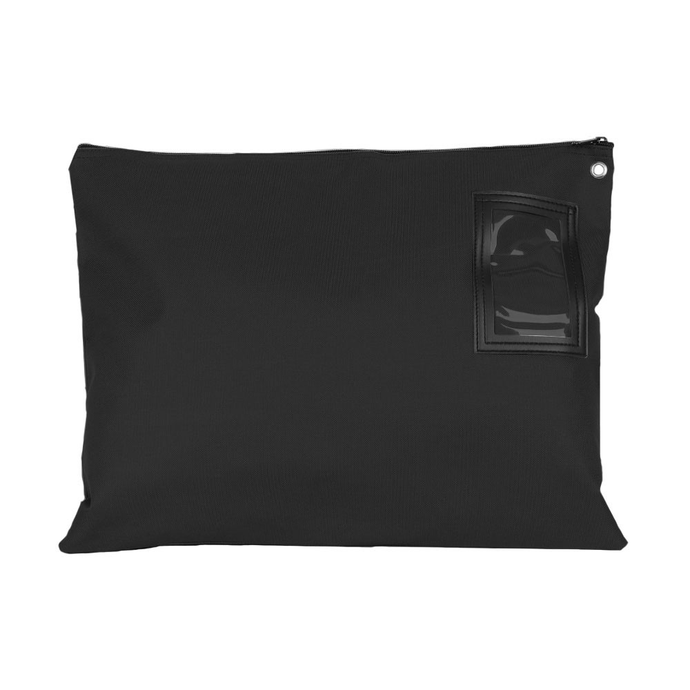 Black-1000D Cordura 18Wx14H Large Zipper Bag