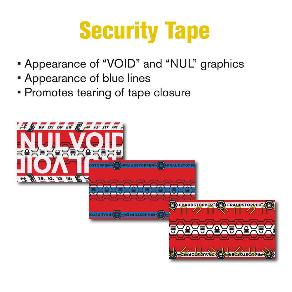 MMF Industries Opaque Cash Deposit Bag Security Tags Info Graphic 