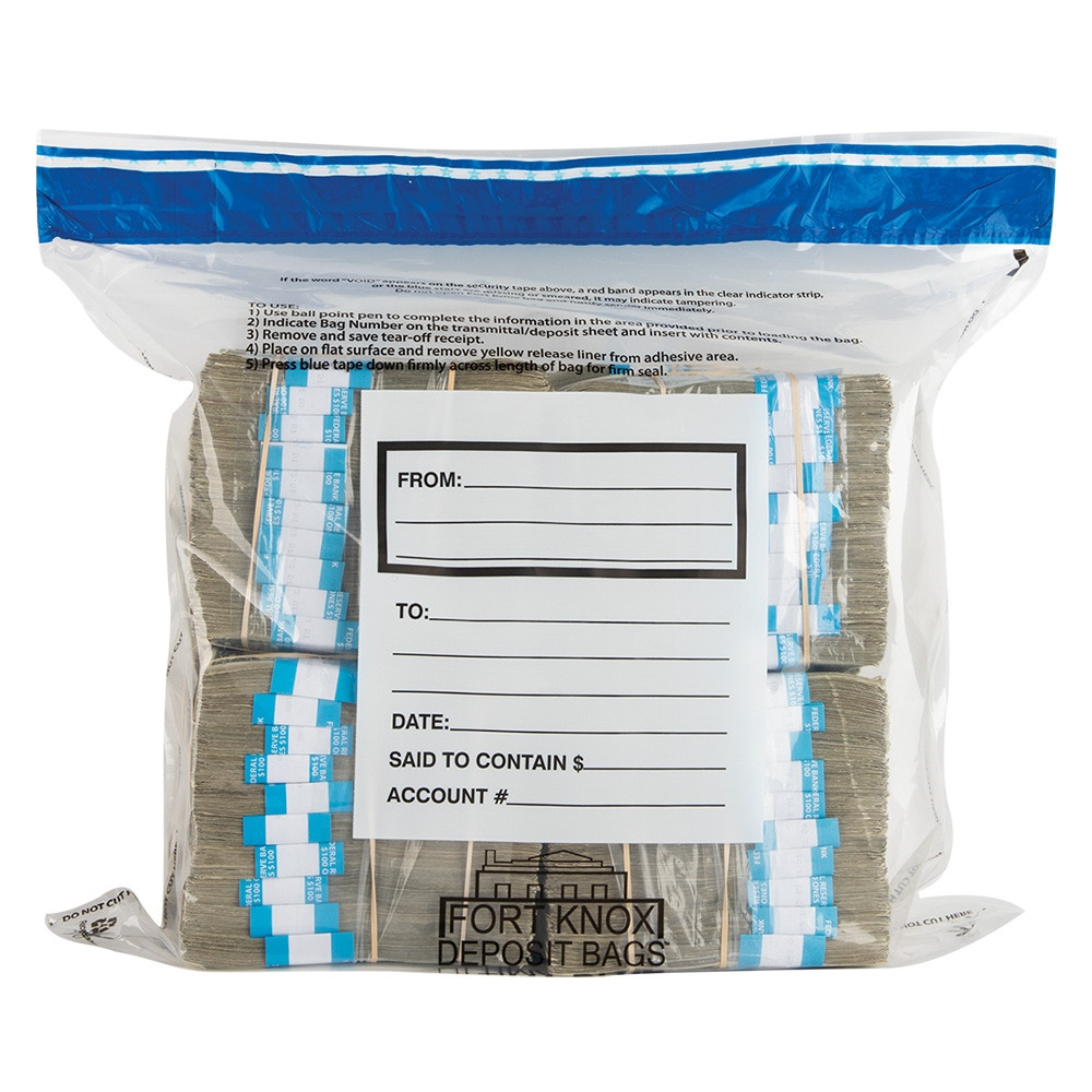 8 Bundle Ultima Blue® Currency Bag - 20W x 20H