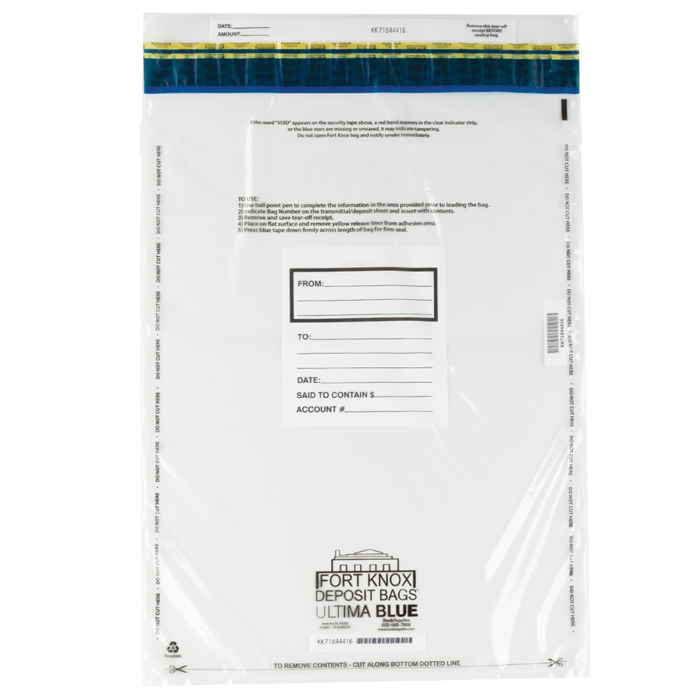 120W x 28H 6 Bundle Ultima Blue® Money Bags - H Bag 
