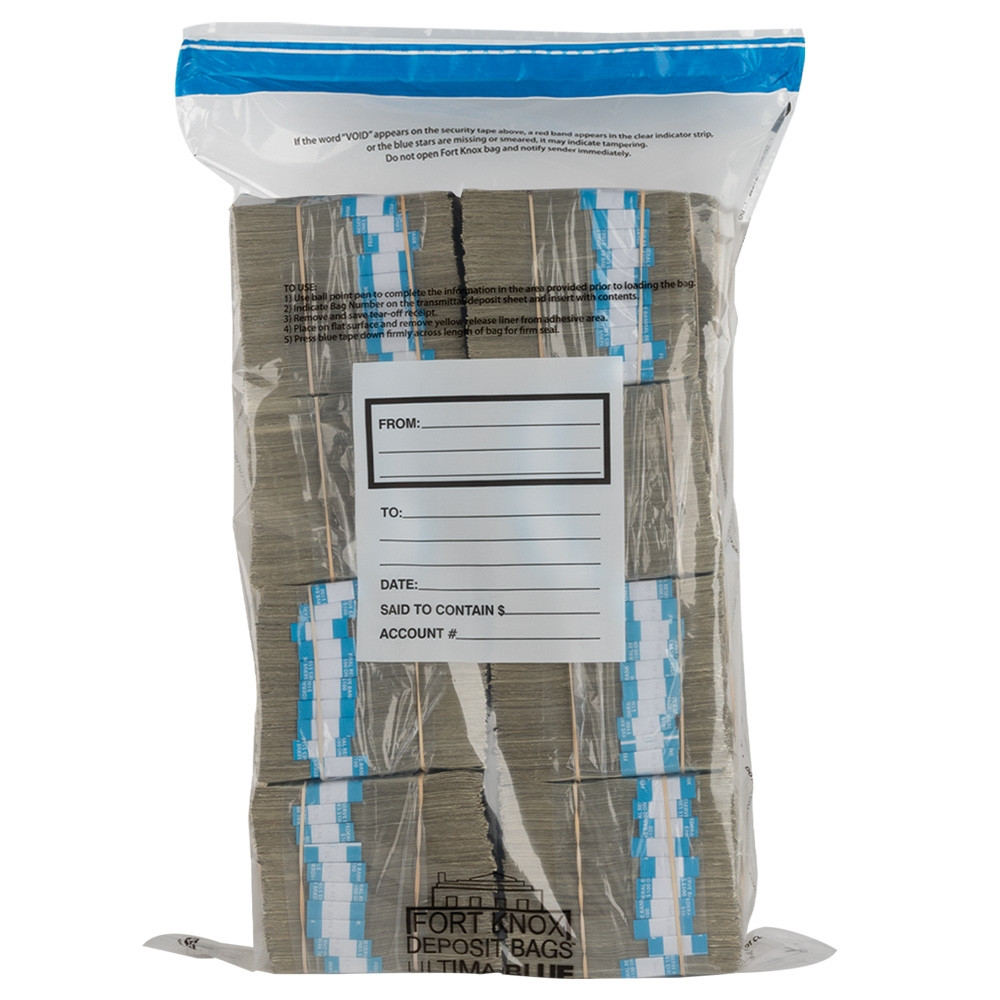 120W x 28H 6 Bundle Ultima Blue® Money Bags - H Bag 