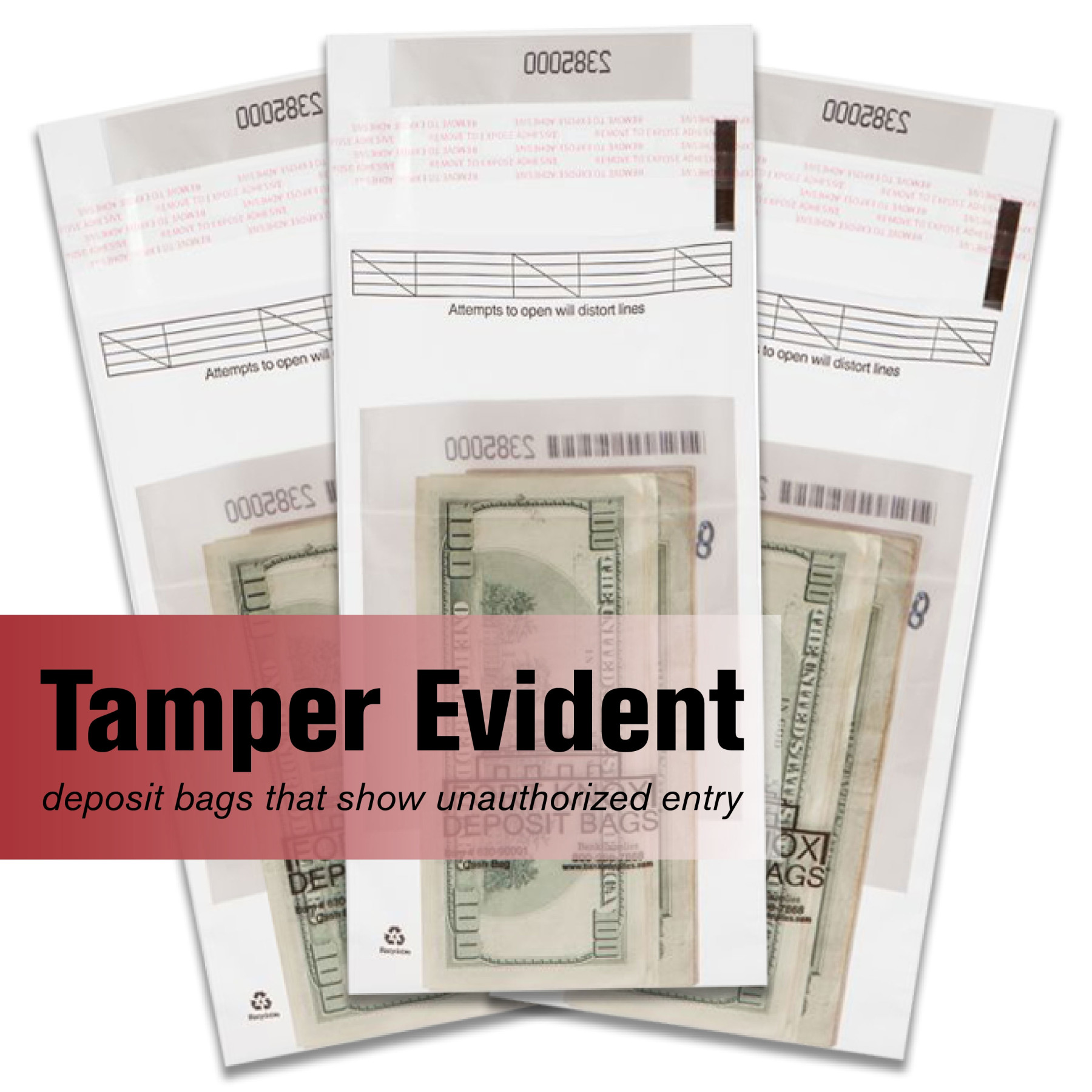 Tamper Evident Cash & Pawn Bag