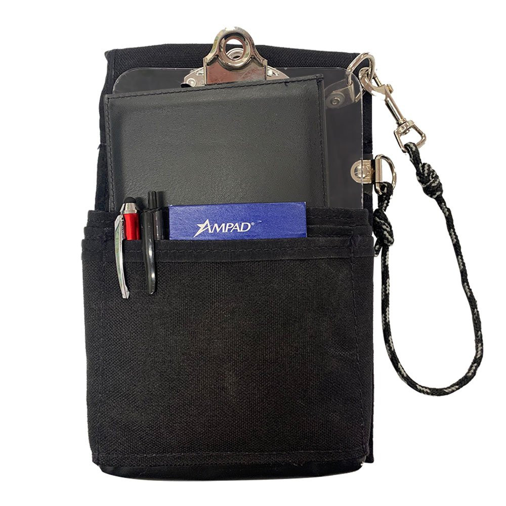 7-1/2W x 11H x 2D Slot Pouch Belt Bag with Connecting Wallet 