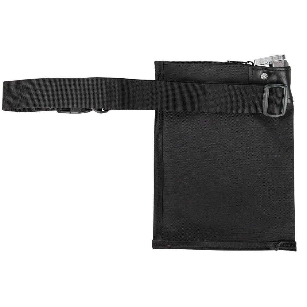  7W x 9H Locking Casino or Server Belt Bag with Adjustable Belt back