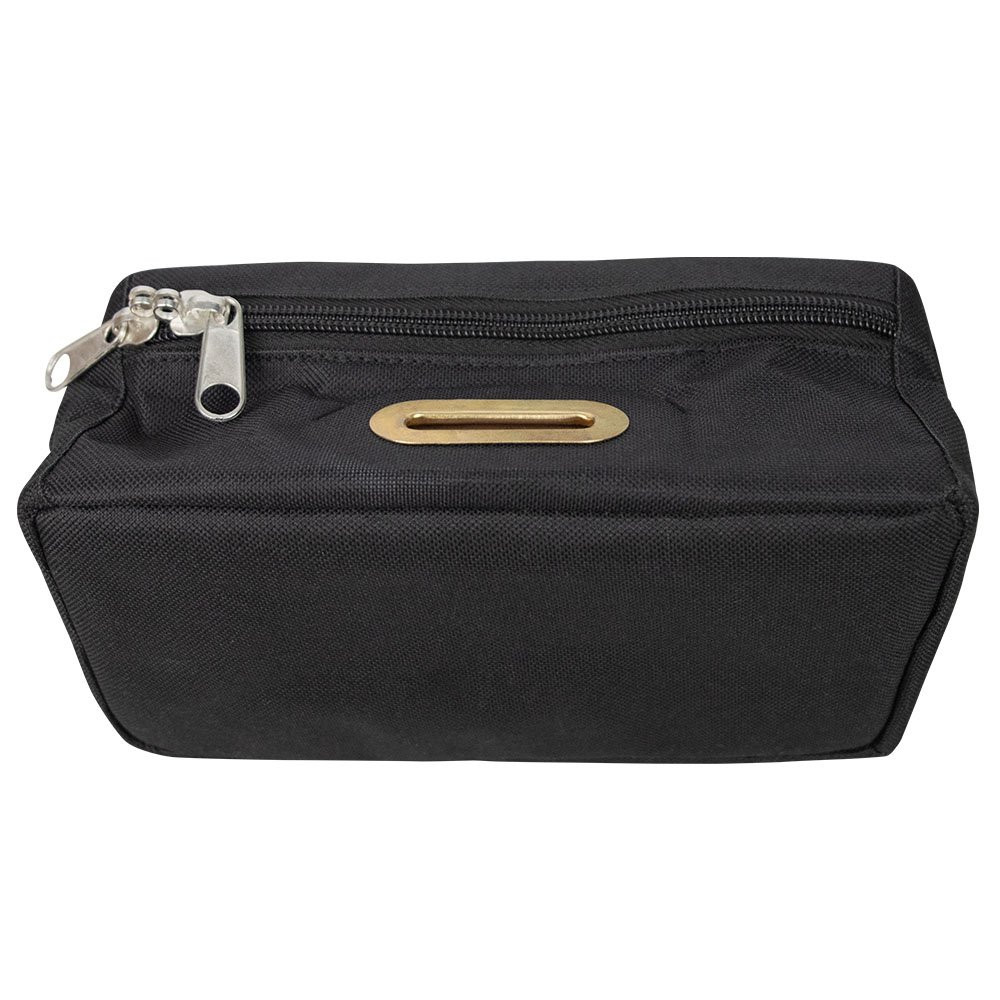 Custom 1000 Denier Nylon Security Tip Belt Bags - 8W x 4H x 3D black