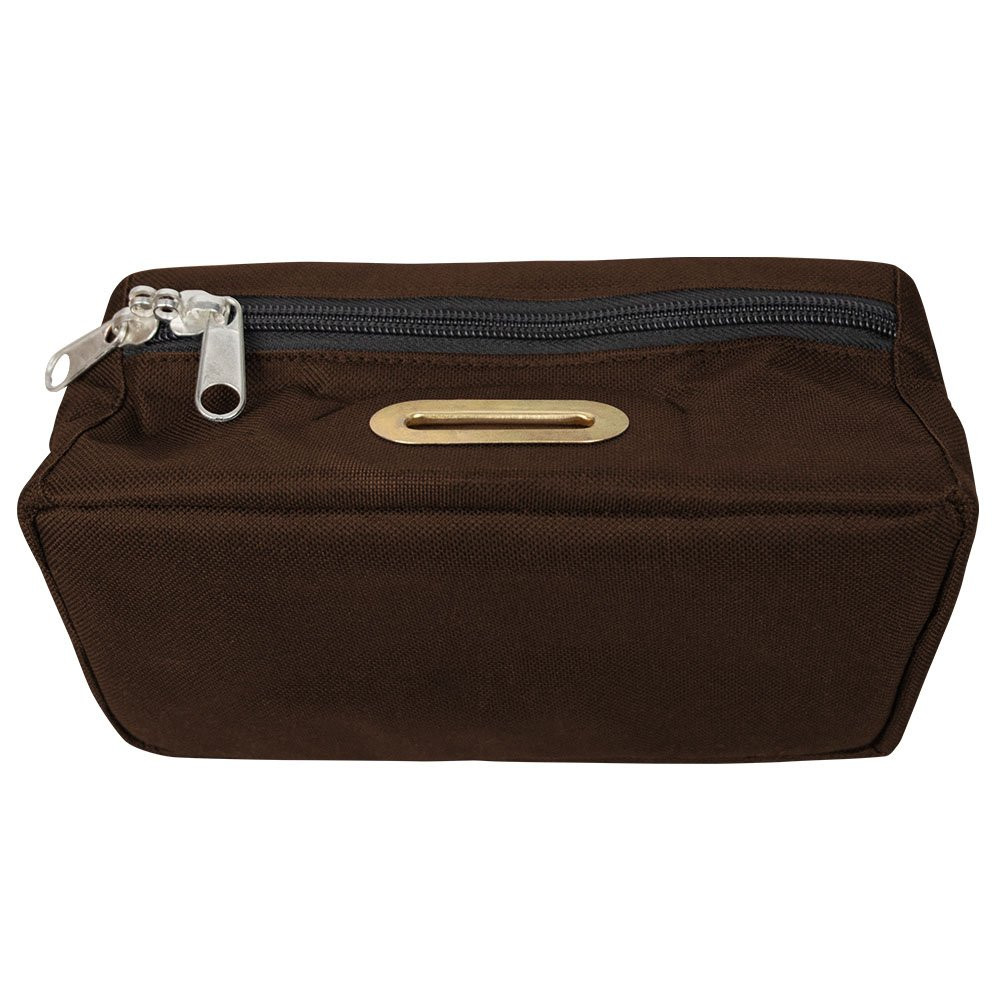 Custom 1000 Denier Nylon Security Tip Belt Bags - 8W x 4H x 3D brown