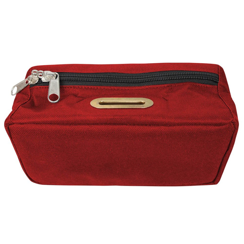 Custom 1000 Denier Nylon Security Tip Belt Bags - 8W x 4H x 3D red