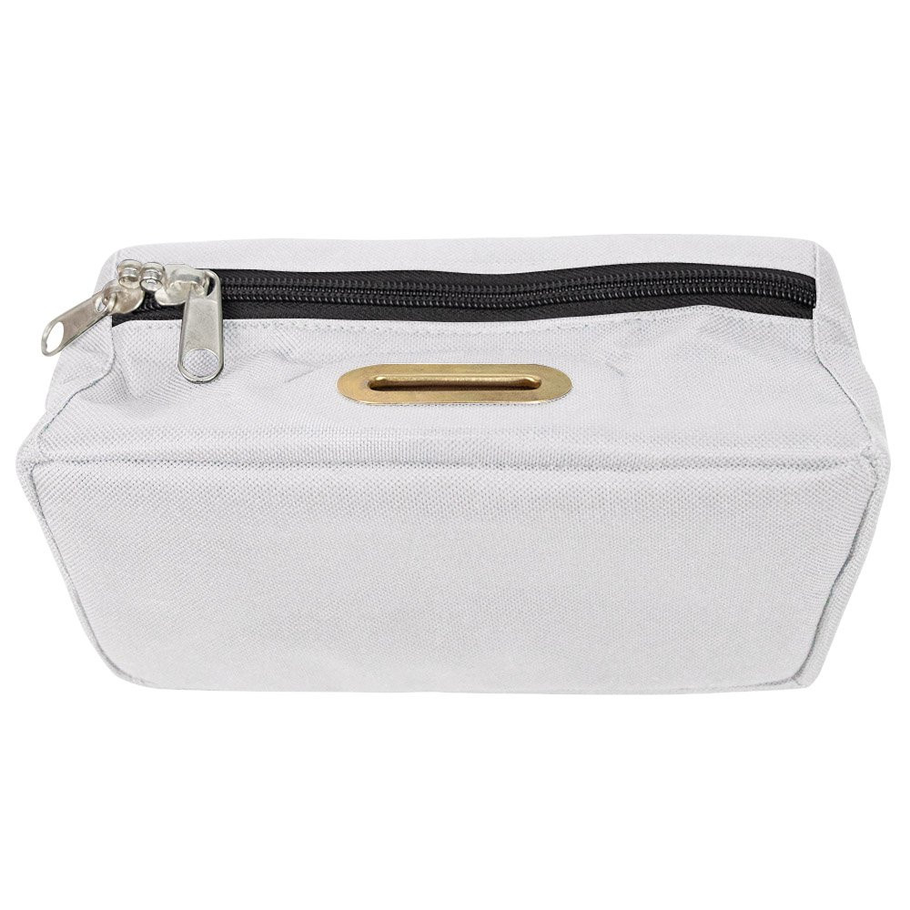Custom 1000 Denier Nylon Security Tip Belt Bags - 8W x 4H x 3D white