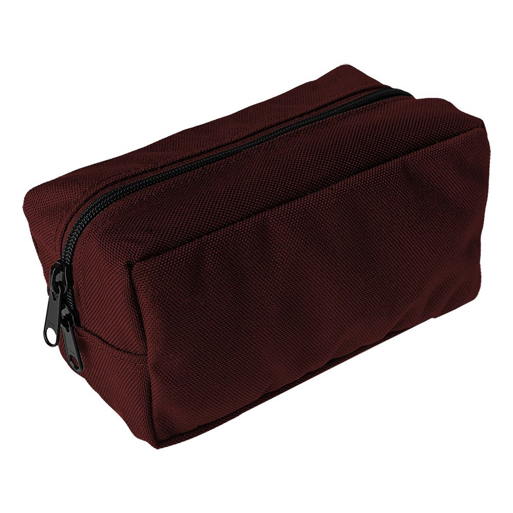 Casino Attendant Standard Belt Bag with Belt Loops - 8W x 4-1/4H x 4D - burgundy