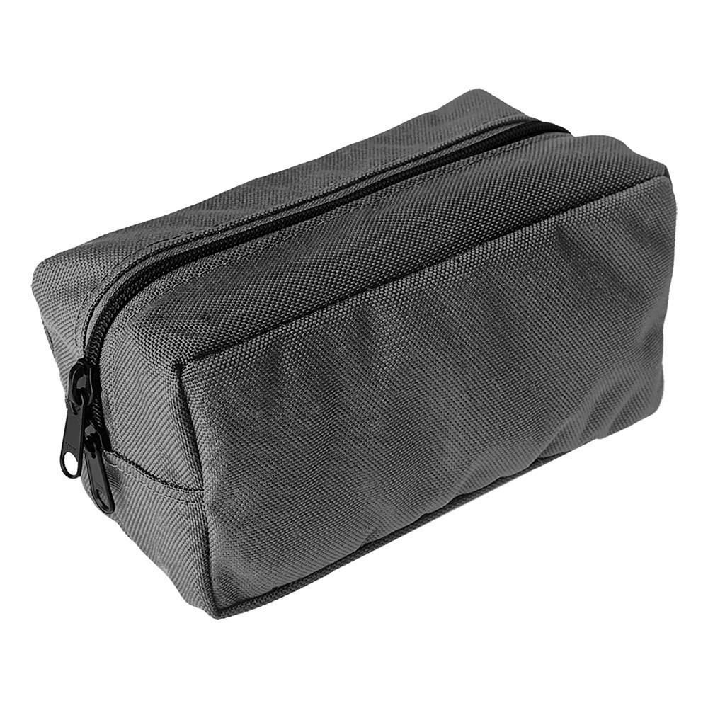 Casino Attendant Standard Belt Bag with Belt Loops - 8W x 4-1/4H x 4D - gray