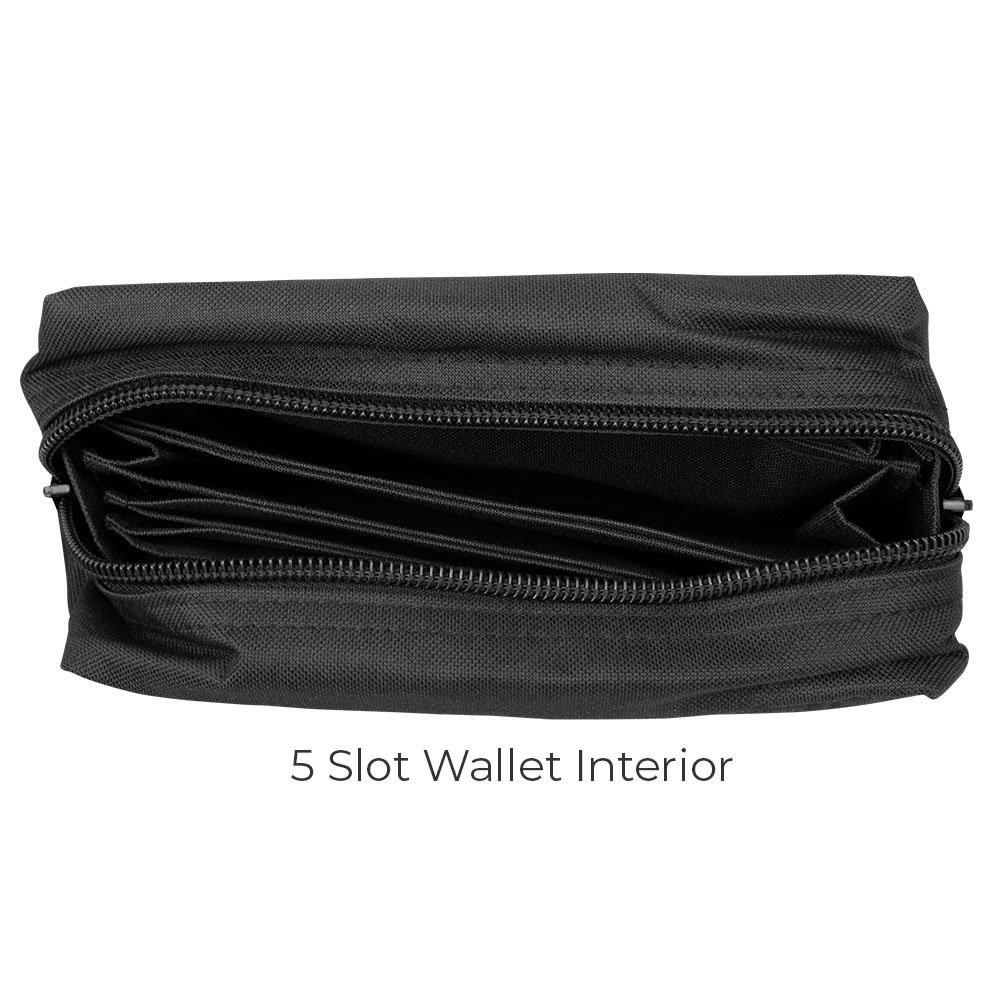 Casino Attendant Standard Belt Bag with Belt Loops - 8W x 4-1/4H x 4D - pockets