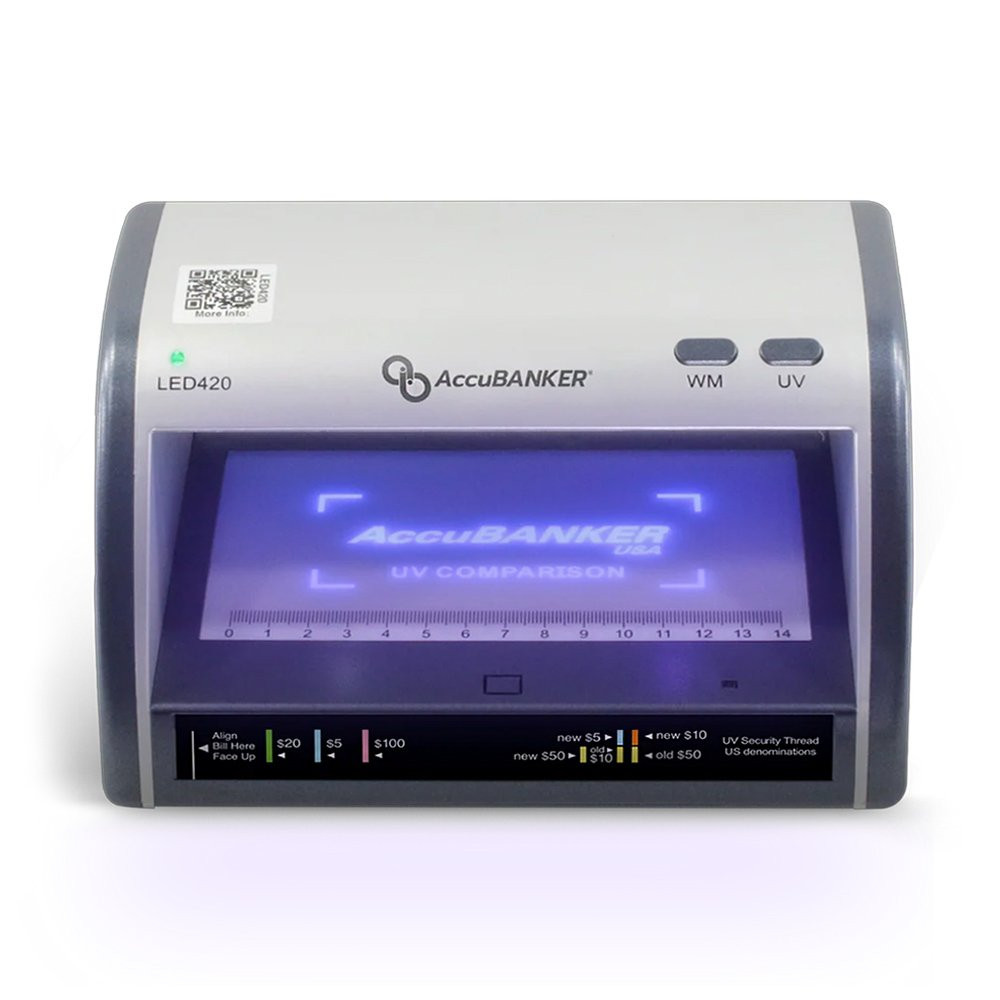 AccuBANKER® LED420 Cash & Card Detector 