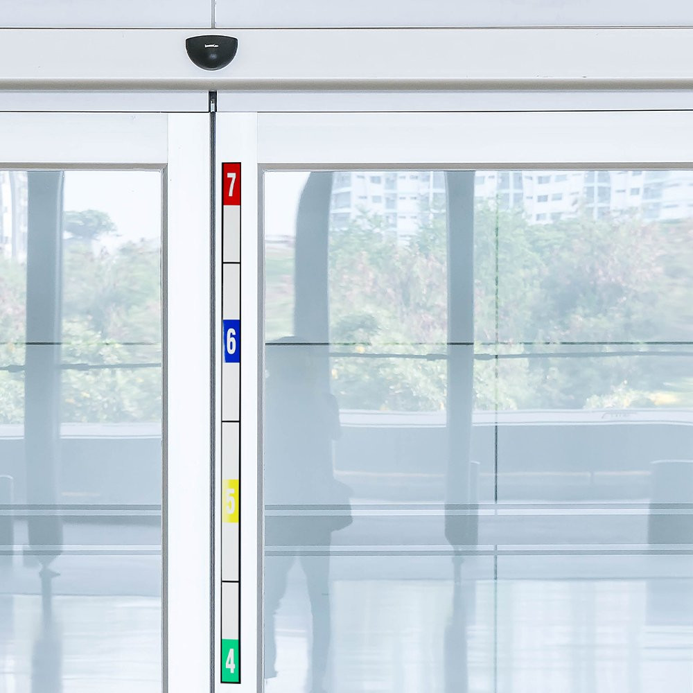 Color Coded Height Indicator Tape - with window