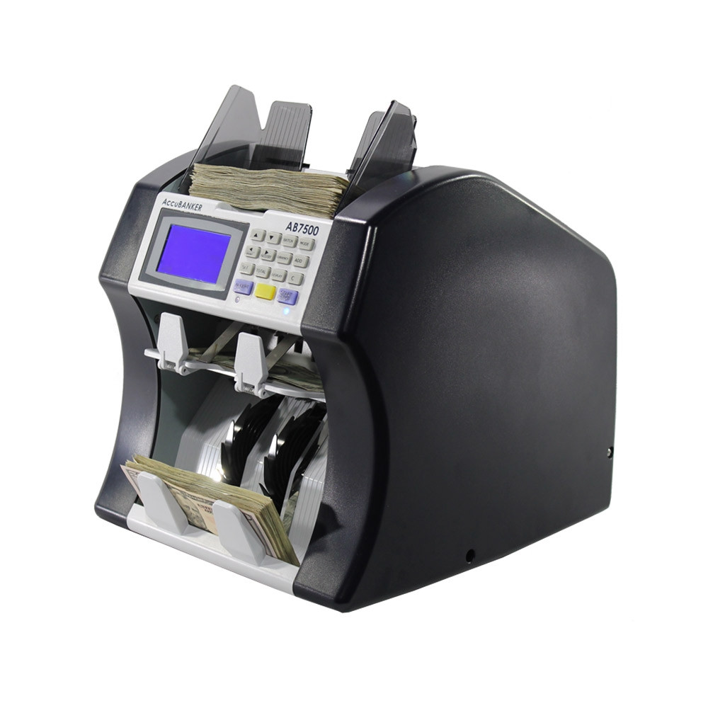 AccuBANKER®AB7500 Dual Pocket Mixed Bill Value Counter