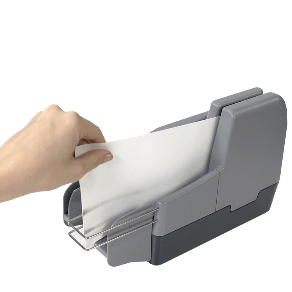 Check Scanner Cleaning Card with IPA in use 