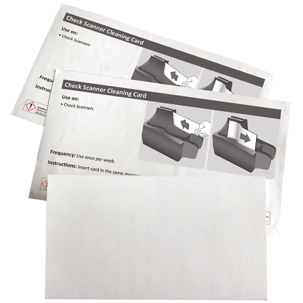 Check Scanner Cleaning Card with IPA