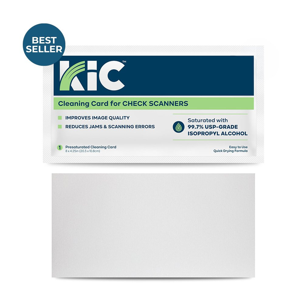 Check Scanner Cleaning Card with IPA