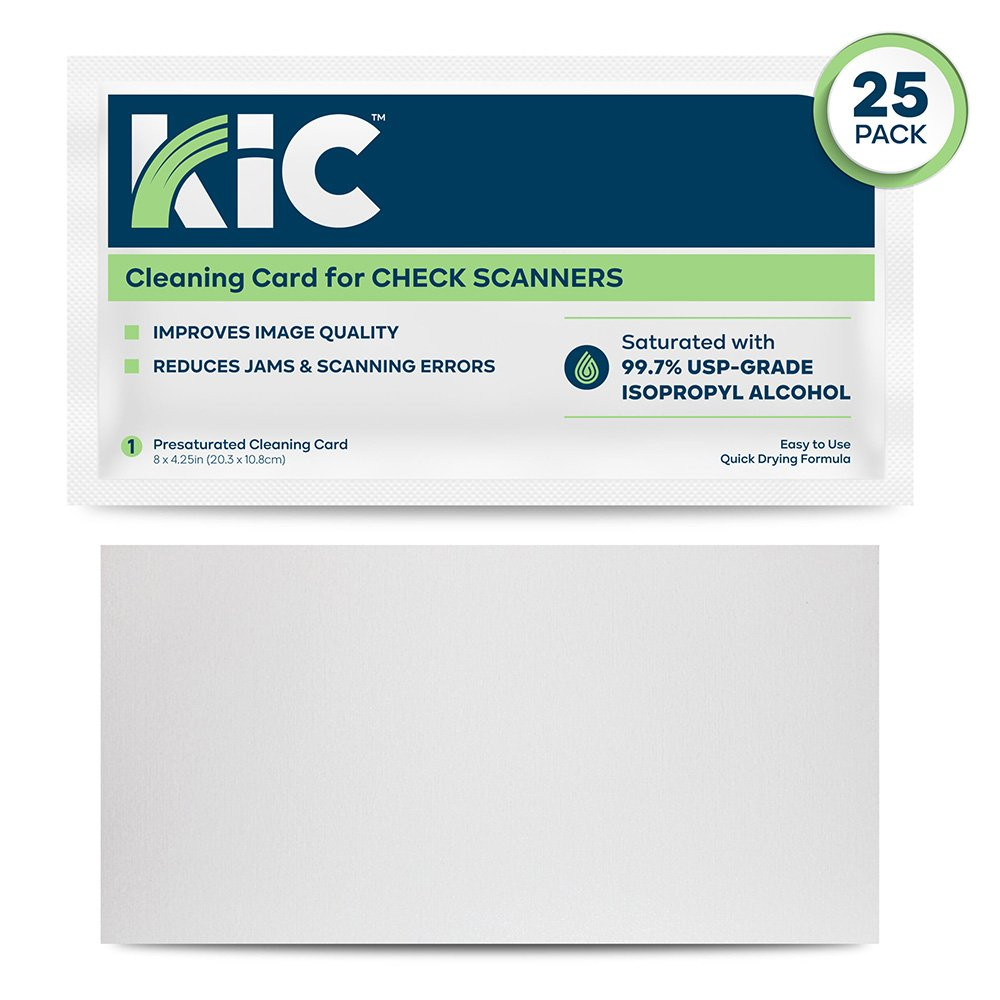 Check Scanner Cleaning Card with IPA