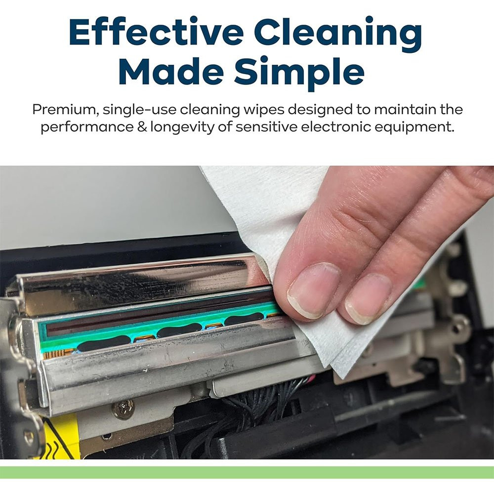 Thermal Printer Cleaning Wipes with IPA