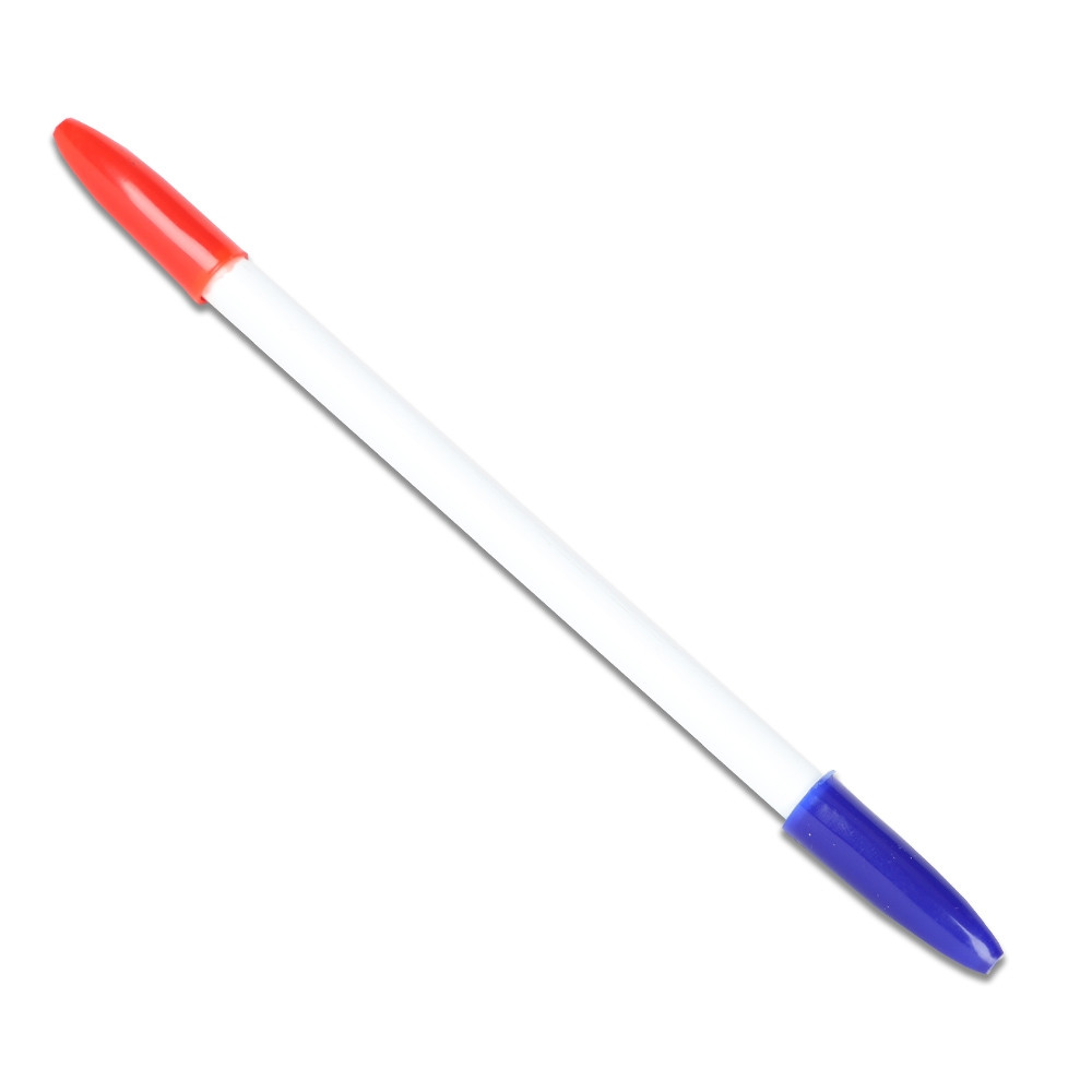 Double Ink Baccarat Casino Pens - Blue & Red Ink - single pen