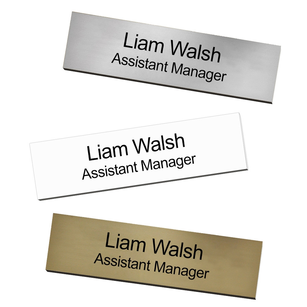 Custom Wallmount Nameplate - 8W x 2H