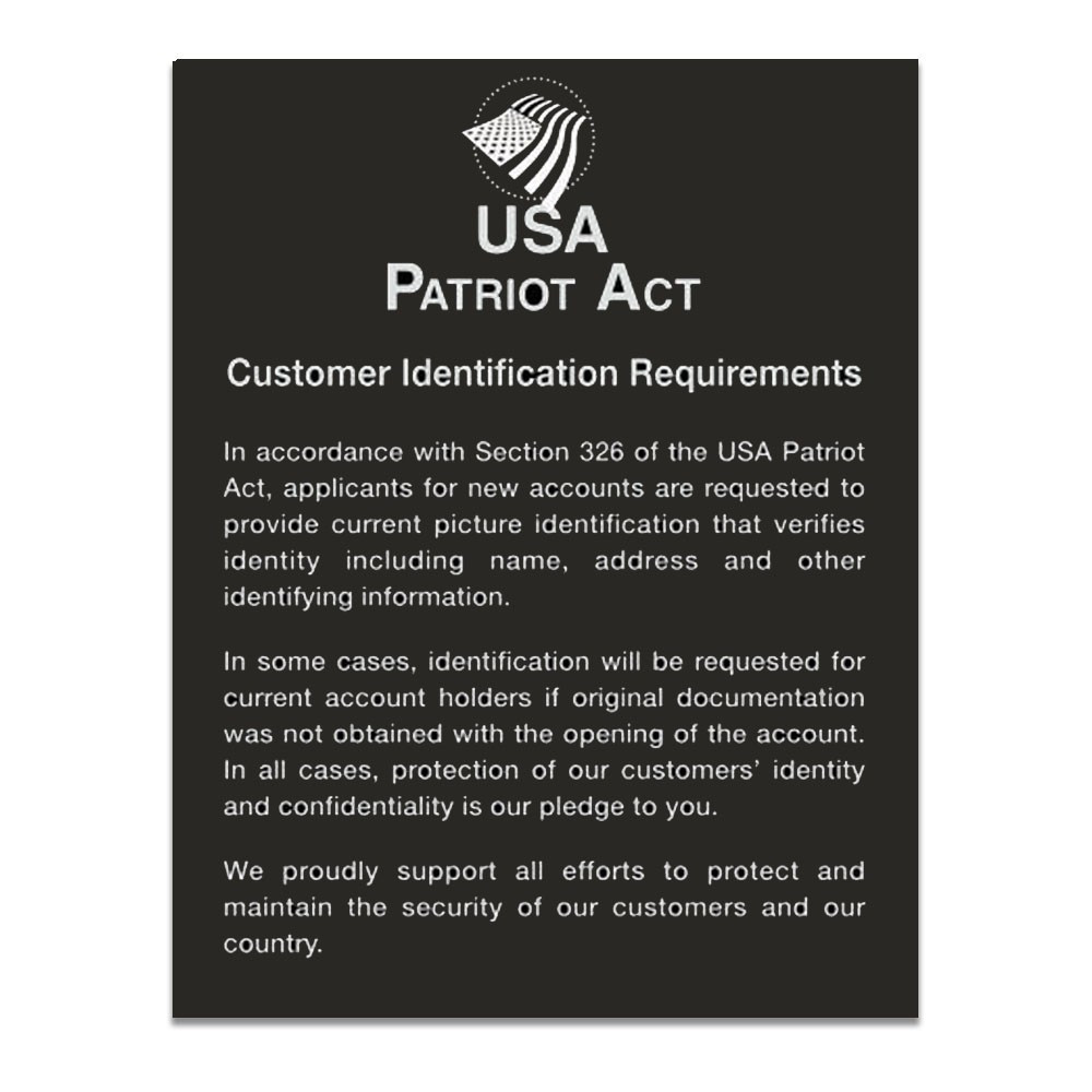 Magnetic Patriot (Customer ID)  Matte Black