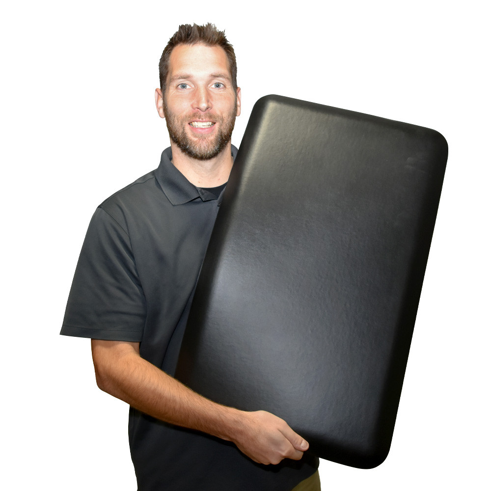 Black Anti Fatigue Mat - 3x 2 (ft.) - 5/8 inch thick