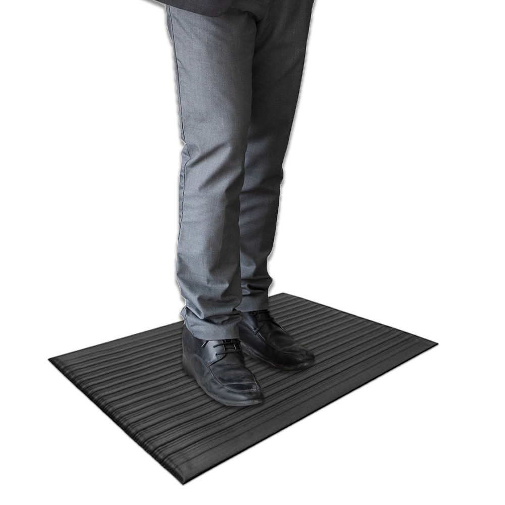 Air Step Anti-Fatigue Mat - Black 2 x 3 (3/8 inches thick) 