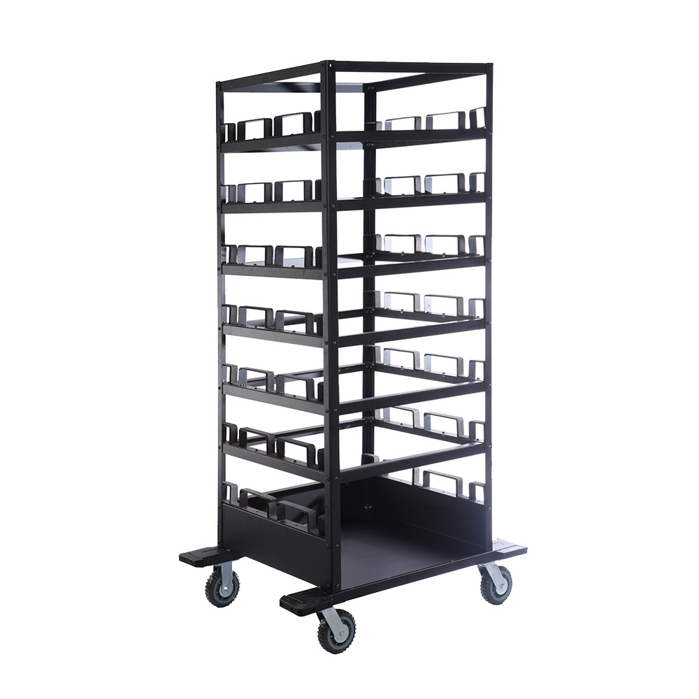 Horizontal Post Storage Cart - 21 post capacitiy