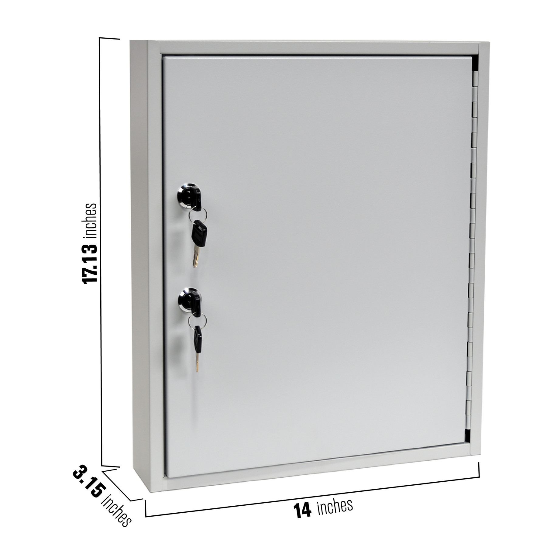 Dual Lock Fort Knox™ Key Cabinet - 110 Key Capacity - Keyed Differently - 